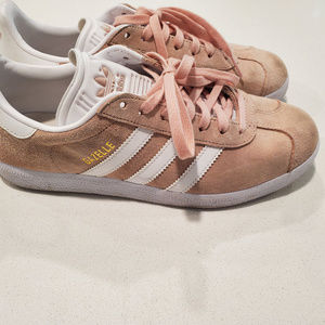 Adidas Womens Gazelle Vapor Pink Sneakers Size 8